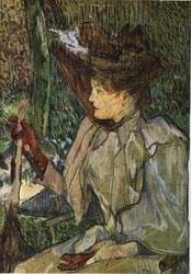 Henri De Toulouse-Lautrec Woman with Gloves